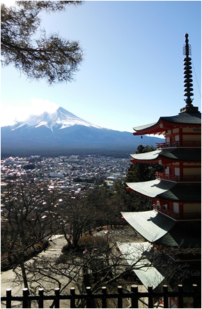 外国人に人気の、富士山の風景 イメージ
