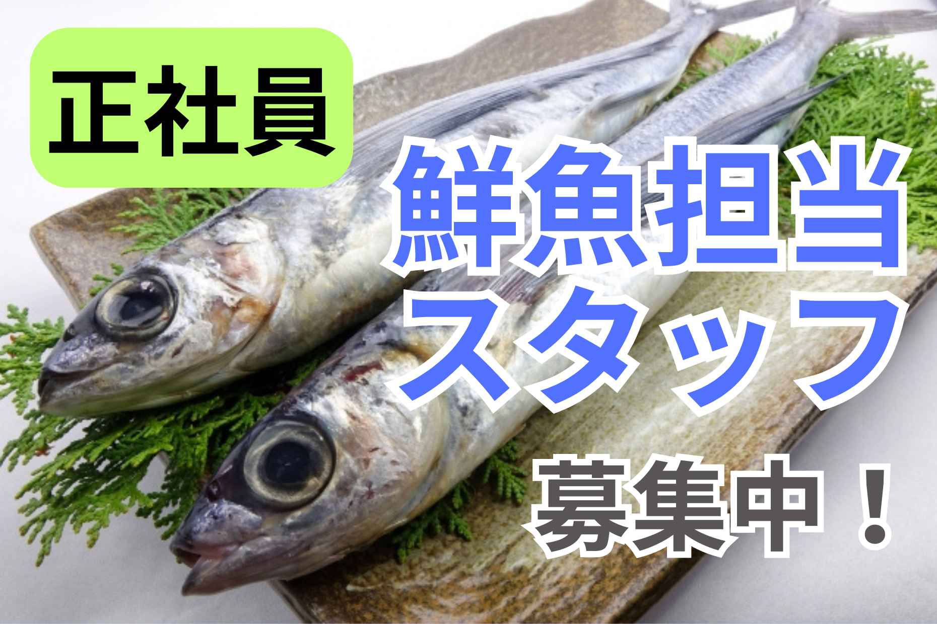 【東京・神奈川】鮮魚部門／正社員募集!年収400万円～ イメージ